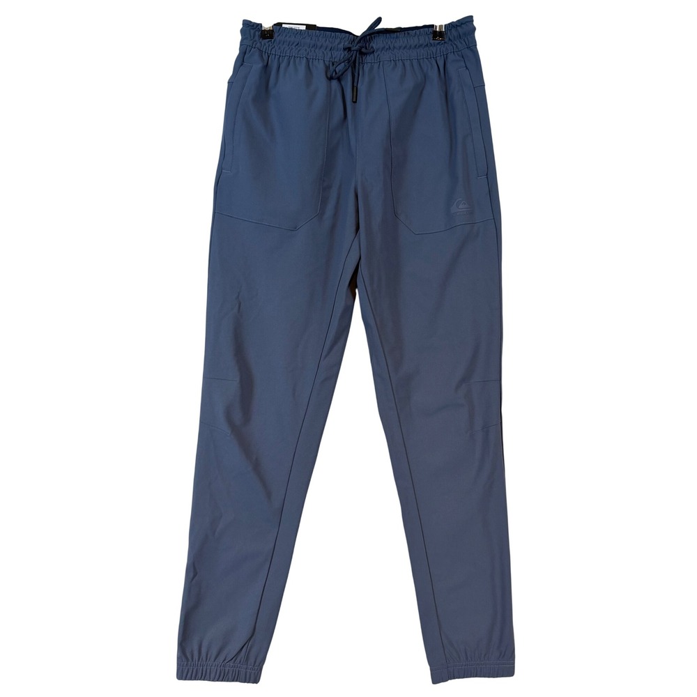 Quiksilver DryFlight Men Blue Jogger Pants 2-Way Stretch Gorpcore •S• Hiking